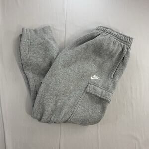 Nike Activewear Jogger Mens Size Extra Large Heather Grey Tapered Leg Sweatpants
